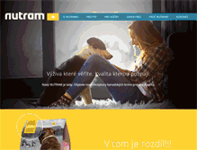 Tablet Screenshot of nutram.cz