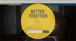 Desktop Screenshot of nutram.nl